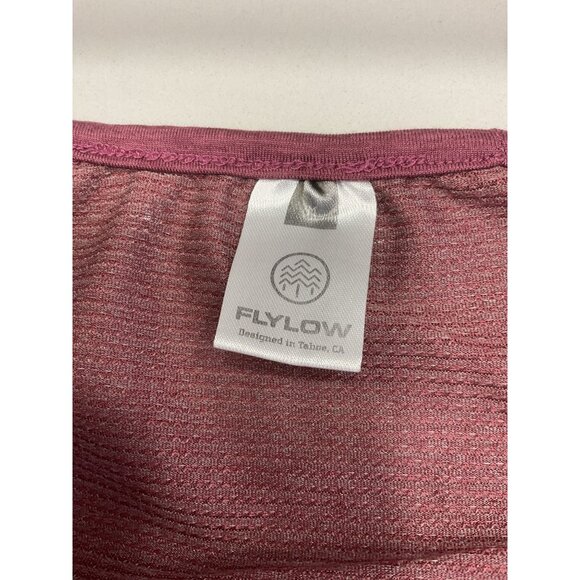 Flylow Men's Sleeveless Burgundy Mesh-Back Tank Top Size M - Picture 4 of 6